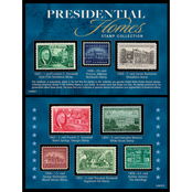 American Coin Treasures Presidential Homes Stamp Collection