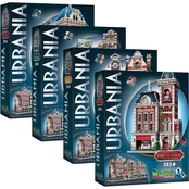 Wrebbit 3D Puzzles Urbania Collection 1,165 pc. Bundle