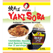 Otafuku Yakisoba Noodle Kit for 2 servings 6.53 oz. 12 pc.