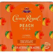 Crown Royal Peach Tea 4pk 12oz can