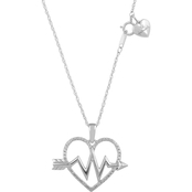 Hallmark Sterling Silver Diamond Accent Heart Pendant