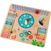 Classic World Wooden Learning Clock