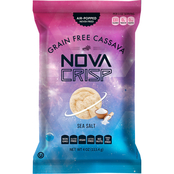 Novacrisp Grain Free Cassava Sea Salt 4 oz. bags, 12 pk.