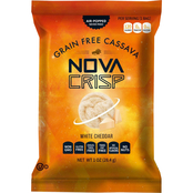 Nova Crisp Grain Free Cassava White Cheddar Chips 4 oz. 12 pk.