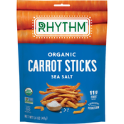 Rhythm Superfoods Organic Sea Salt Carrrot Sticks 1.4 oz. bags, 12 pk.
