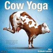 2021 Cow Yoga Wall Calendar