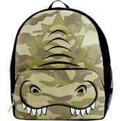 OMG Accessories Captain Owen's Camo Gator Full Size Backpack