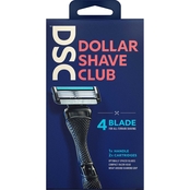 Dollar Shave Club 4 Blade Razor Starter 3 pc. Set