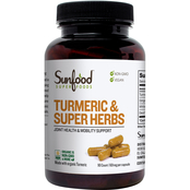 Sunfood Turmeric & Super Herbs Capsules 90 ct., 601mg each