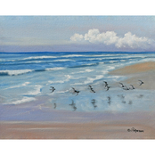 Inkstry Flying the Ocean Breaze Canvas Print