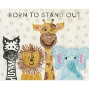 Inkstry Born To Stand Out Giclee Gallery Wrap Canvas Print
