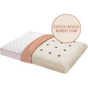 SensorPEDIC Essential Gel Overlay Memory Foam Contour Bed Pillow