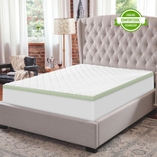 SensorPEDIC 3 in. Ultimate Cooling Luxury Quilted Memory Foam Bed Topper