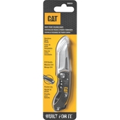 CAT 980010 5 in. Drop Point Folding Knife