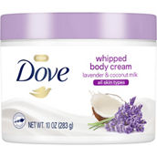 Dove Whipped Lavender and Coconut Milk Body Cream 10 oz.