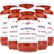 Yo Mama's Keto and Paleo Burgundy Wine Pasta Sauce 6 pk., 25 oz.