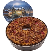 Jane Parker Classic Light Fruit Cake Ring in a Holiday Tin 3 lb.