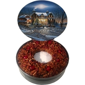 Jane Parker Classic Light Fruit Cake Ring in a Holiday Tin 5 lb.