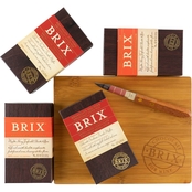 Brix Chocolate 8 oz. Brix Bars Bundle 2 Medium Dark, 2 Extr