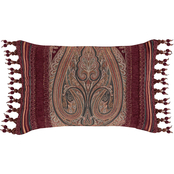 J. Queen New York Garnet Red Boudoir Decorative Throw Pillow