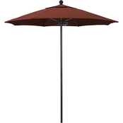 California Umbrella 7.5 ft. Venture Patio Umbrella with Black Aluminum Pole