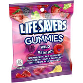Lifesavers Wild Berries Gummy Candy, 3.22 oz. Bag