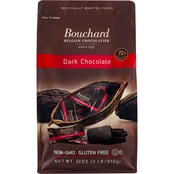 Bouchard Belgian Dark 72% Chocolate, 2 bags of 2 lb. each
