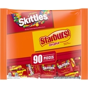 Skittles Halloween Skittles & Starburst Fun Size Bag 90 ct.
