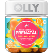 Olly Essential Prenatal Multivitamin Gummies Vibrant Citrus 60 ct.