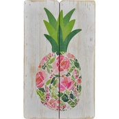 Simply Perfect Pineapple Wall Art 9.5 x 16