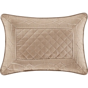 J. Queen New York Decade Gold Boudoir Decorative Throw Pillow