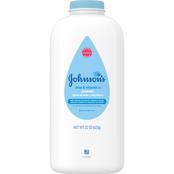 Johnson & Johnson Aloe and Vitamin E Powder with Natural Cornstarch 22 oz.