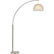 Artiva USA Zucca 83 in. One-Arched LED Floor Lamp with Dimmer