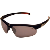 Foster Grant Ironman Principle Black Plastic Blade Sunglasses