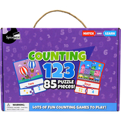 SpiceBox Match and Learn Counting 123 Puzzle