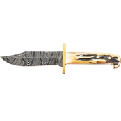Bear & Son Cutlery 500 Genuine India Stag Bone Baby Bowie Knife