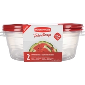 Rubbermaid Large 11.7 cup Square Containers 2 pk.