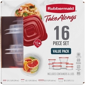 Rubbermaid TakeAlongs Meal Prep 16 pc. Set