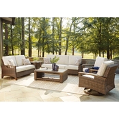 Signature Design by Ashley Paradise Trail 6 pc. Outdoor Seating Set