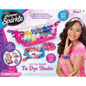 Cra-Z-Art Shimmer 'n Sparkle Twist and Color Tie Dye Studio