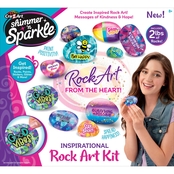 Cra-Z-Art Shimmer 'n Sparkle Inspirational Rock Art Kit