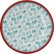 Gibson Home Village Vines 10.5 in. Dinner Plate