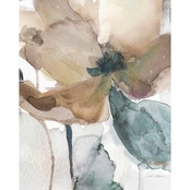 Inkstry Watercolor Poppy I Canvas Print