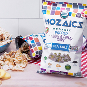 Mozaics Sea Salt Organic Popped Veggie & Potato Chips 12 units, 3.5 oz. each