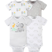 Gerber Infants Baby Animals Onesies Bodysuit 4 pk.