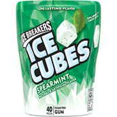 Ice Breakers Ice Cubes Sugar Free Spearmint Gum Bottle Pack 3.25 oz.