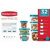 Rubbermaid Easy Find Lids 32 pc Set with Vents
