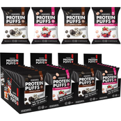 Shrewd Keto Friendly Sweet Protein Puffs  Variety Pack 32 units, .74 oz. each