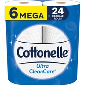 Cottonelle Ultra Clean Care 6 Mega Roll Toilet Paper