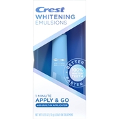 Crest Whitening Emulsions On the Go Leave On Teeth Whitening Treatment 0.35 oz.